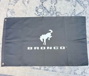 Vintage OEM Ford Bronco Flag 2x3 ft