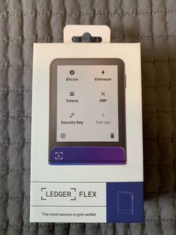 Ledger Flex Hardware Crypto Wallet