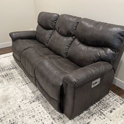 Lazboy Power Reclining Sofa with Lumbar and Head Tilt (2 Remotes Included)