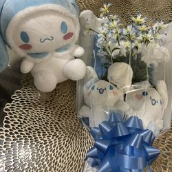 Cinnamoroll Flower Bouquet With Matching Plushie 