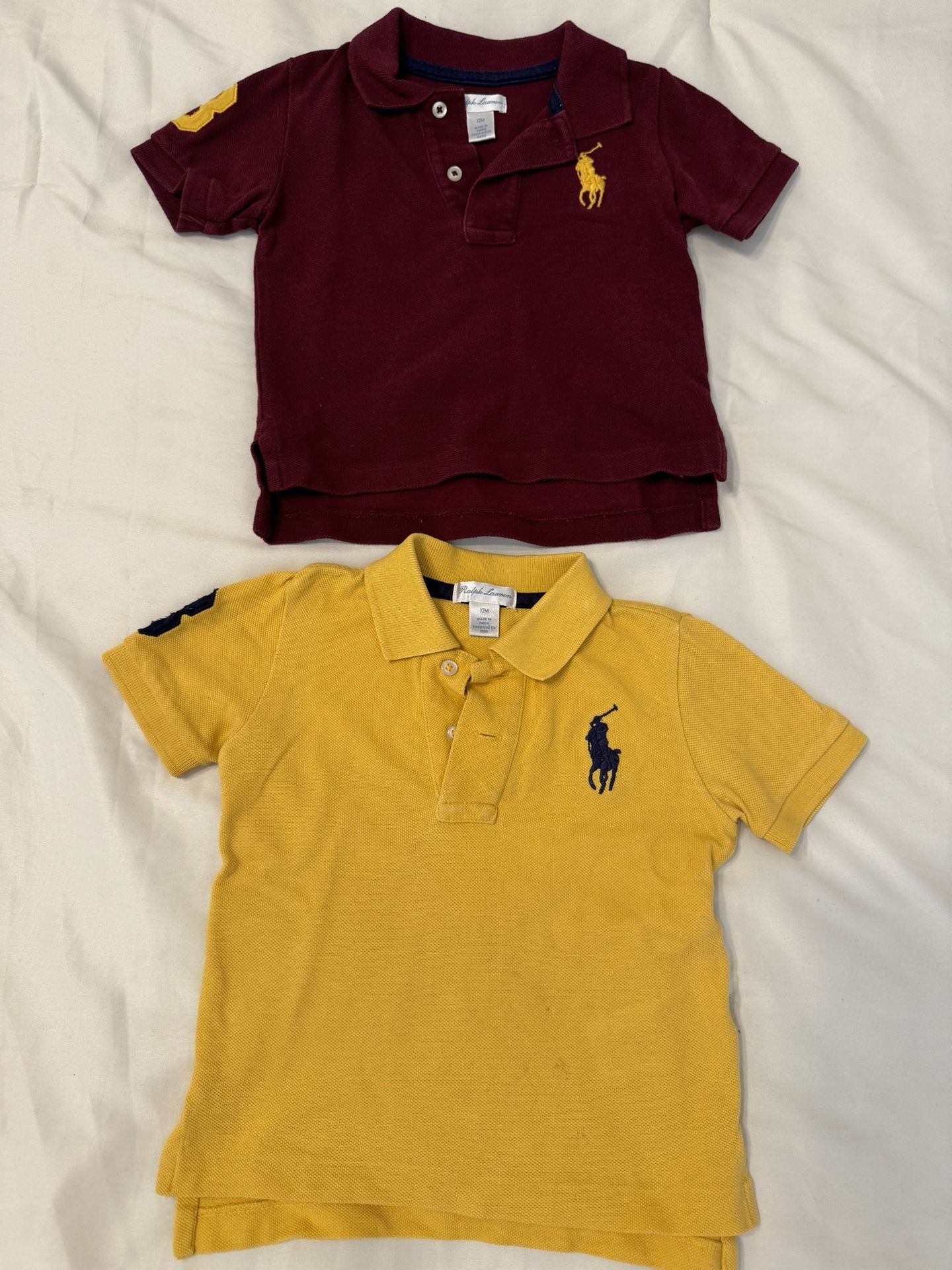 Ralph Lauren Baby Boy Short Sleeve Polo Shirt 12M