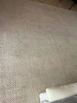 XL wool rug 144” x 104”