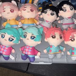 Saja Boys Kpop Demon Hunters Plush Doll Keychain Bag Charm