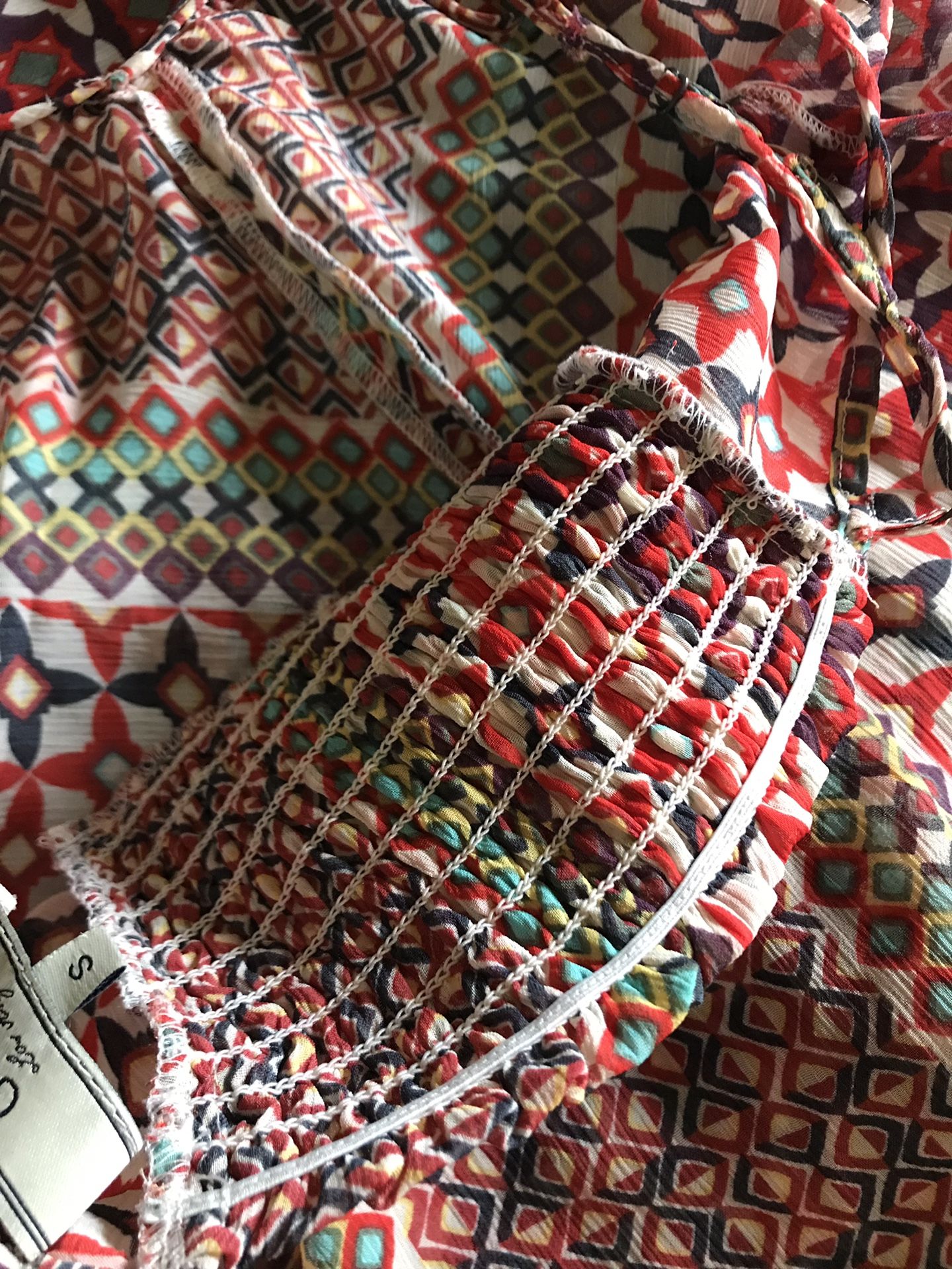 Guess Los Angeles Women’s Shirt With Folds In Front Size S Multicolor