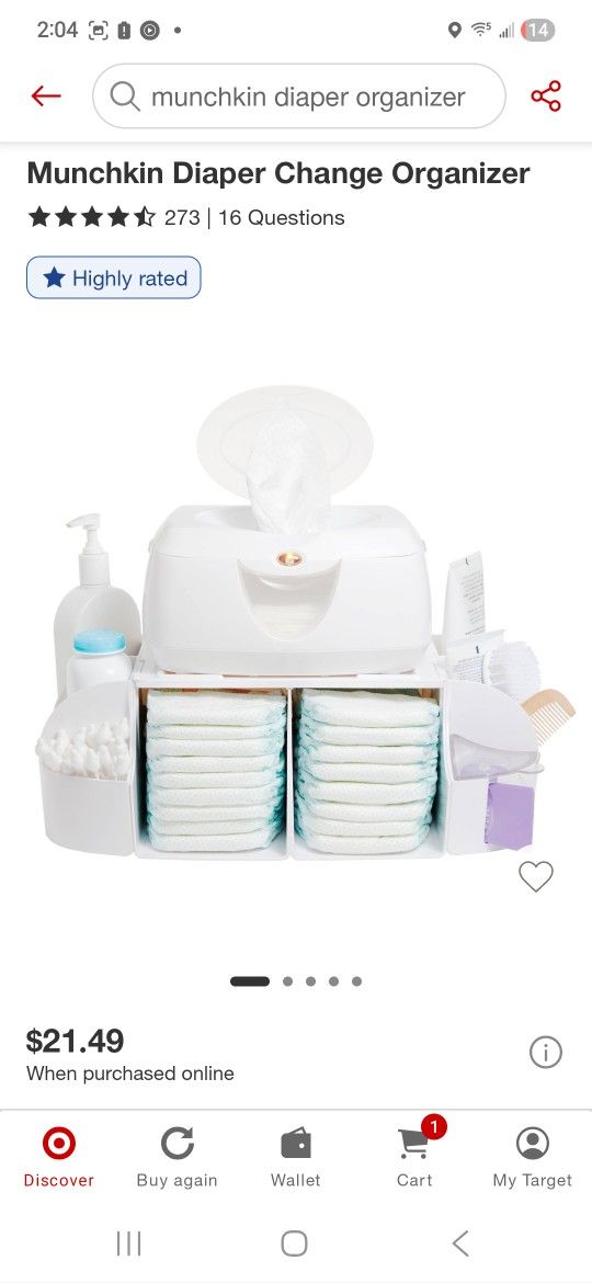 Diaper Organizer