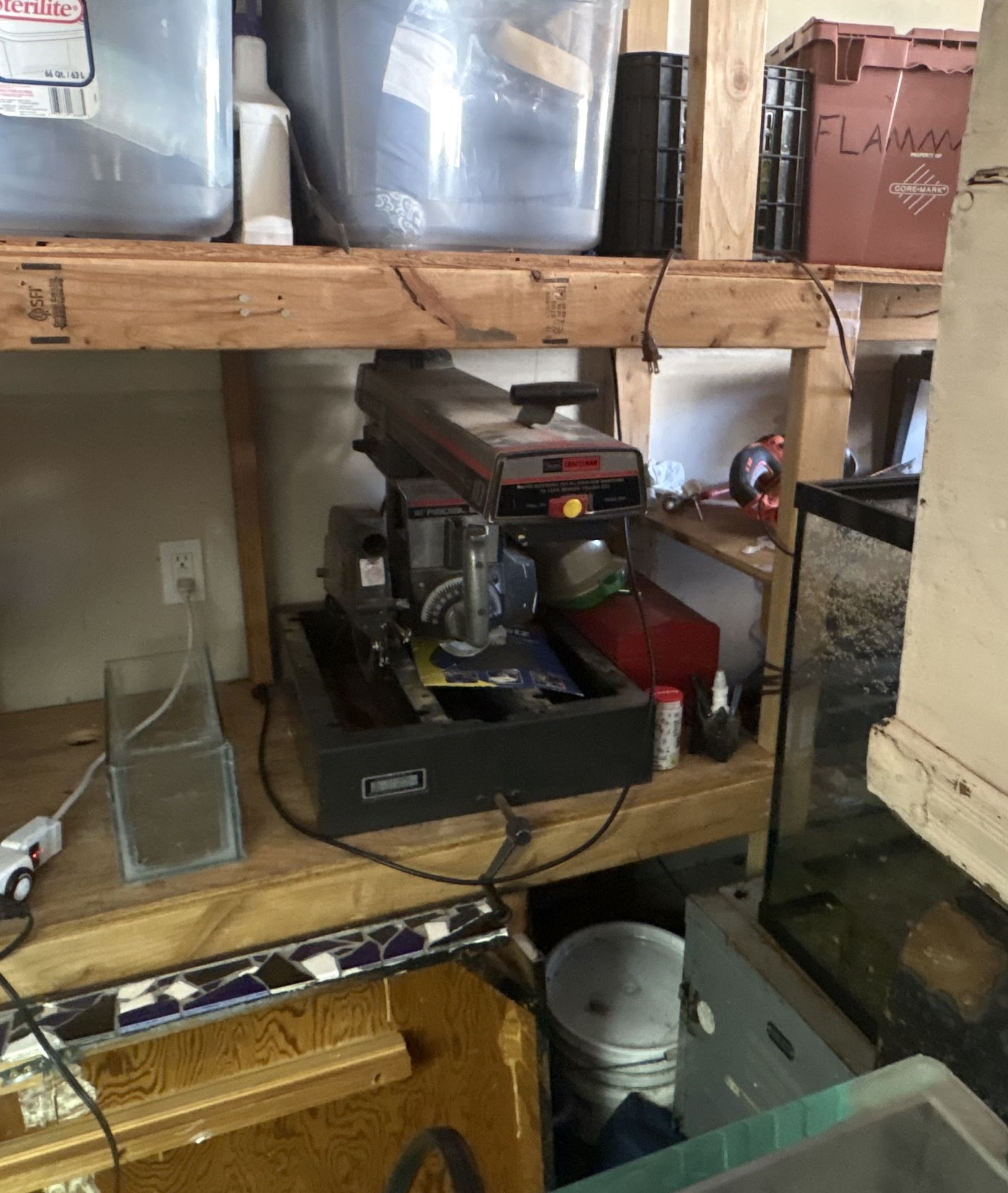 Craftsman Heavy Duty Radial Cut Off Saw Plus A Whole Lot Of Bladesyyy