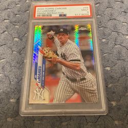 Dj Lemahieu 2020 Topps Chrome Prism Refractor Psa 9