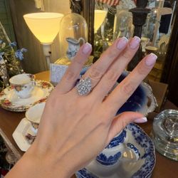 14K Gold Natural Old European Cut Diamonds 