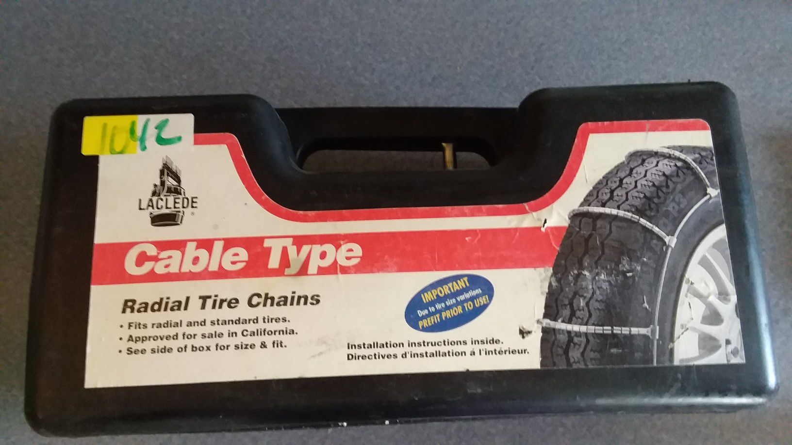 Tire chains, there New