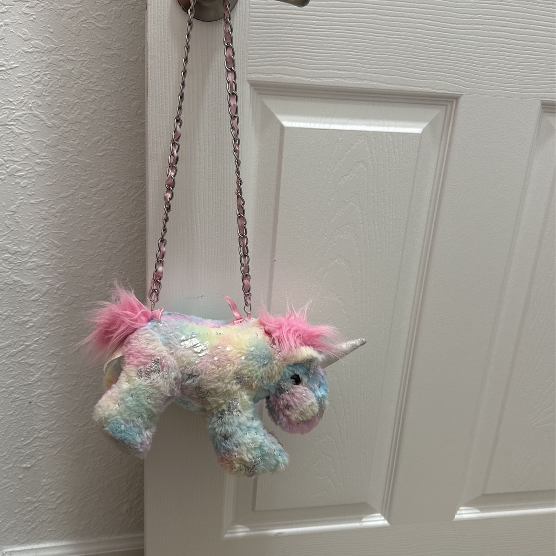 Plushie unicorn purse