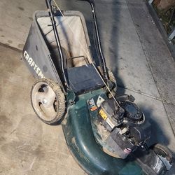 22in Blade Craftsman 6.75hp Self-propelled Briggs And Stratton Just Need Top Bag Covered  $80
