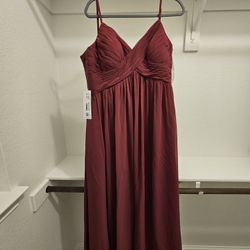 Azazie Shannon dress, mulberry color - NEW