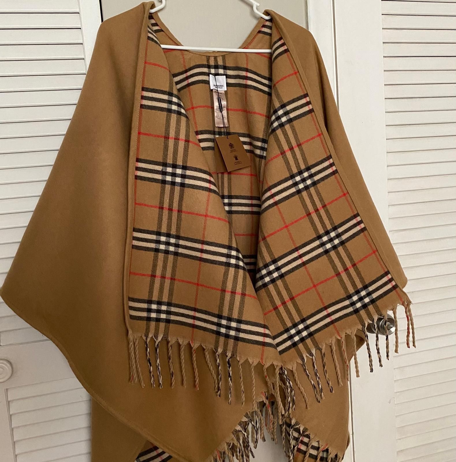 Burberry Shawl Poncho