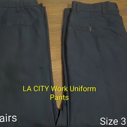 LA CITY WORK UNIFORM PANTS SIZE 36W × 37L