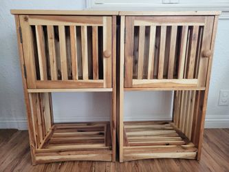 2 Wooden Night Stands/ Bar Stand Cabinet