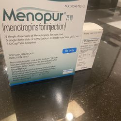 Menopur, Cetrotide, Progesterone 