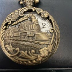 Train Pocket Watch