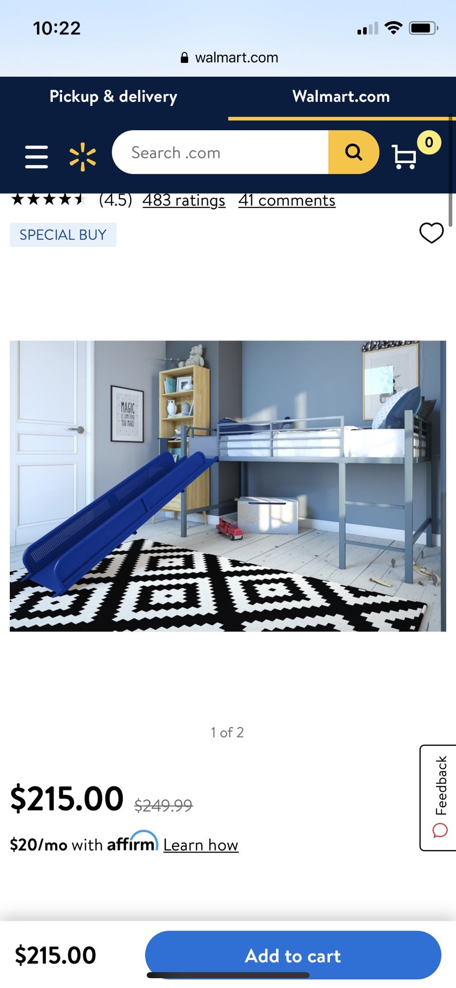 Loft Bed With Slide