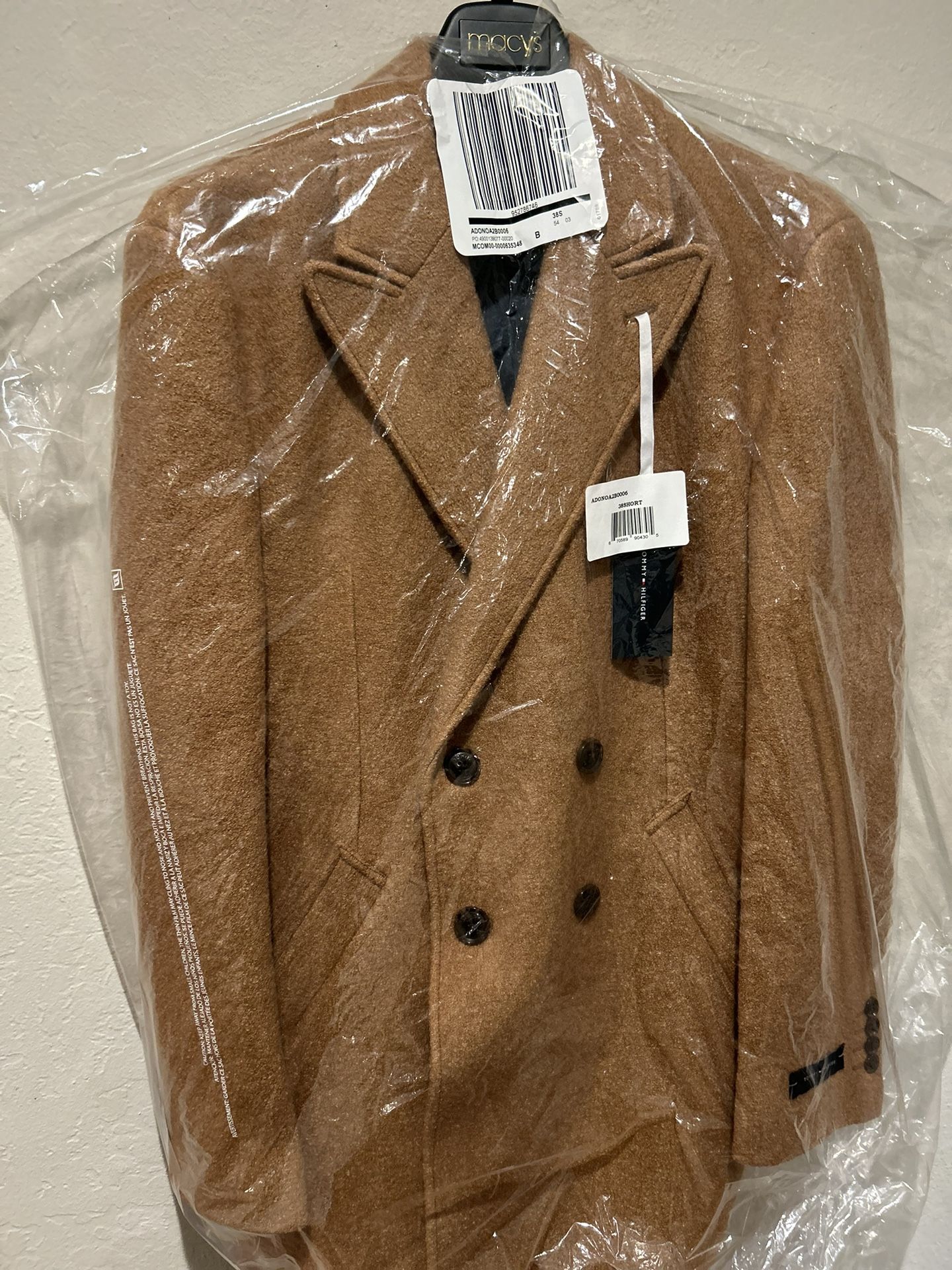 Tommy Camel Coat Buisness Men Coat Size 38short 299$ Obo