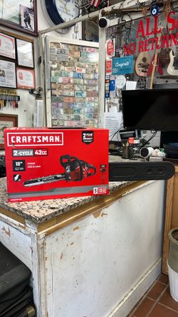 Craftsman S180 2-cycle 42cc gas powered chainsaw