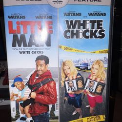 LITTLE MAN & WHITE CHICKS Marlon and Shawn Wayans Double Feature DVD Used