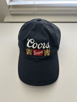 OURAY Sportswear Coors Banquet Hat Blue Adjustable Velcro