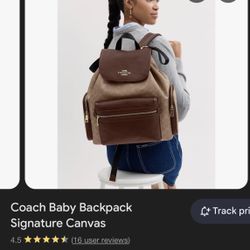 Coach Diaper Bag Backpack