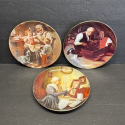 Norman Rockwell Grandma’s Love The Toy Maker Grandpa’s Gift