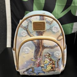 Loungefly Disney: Winnie the Pooh and Friends Sledding Mini-Backpack 