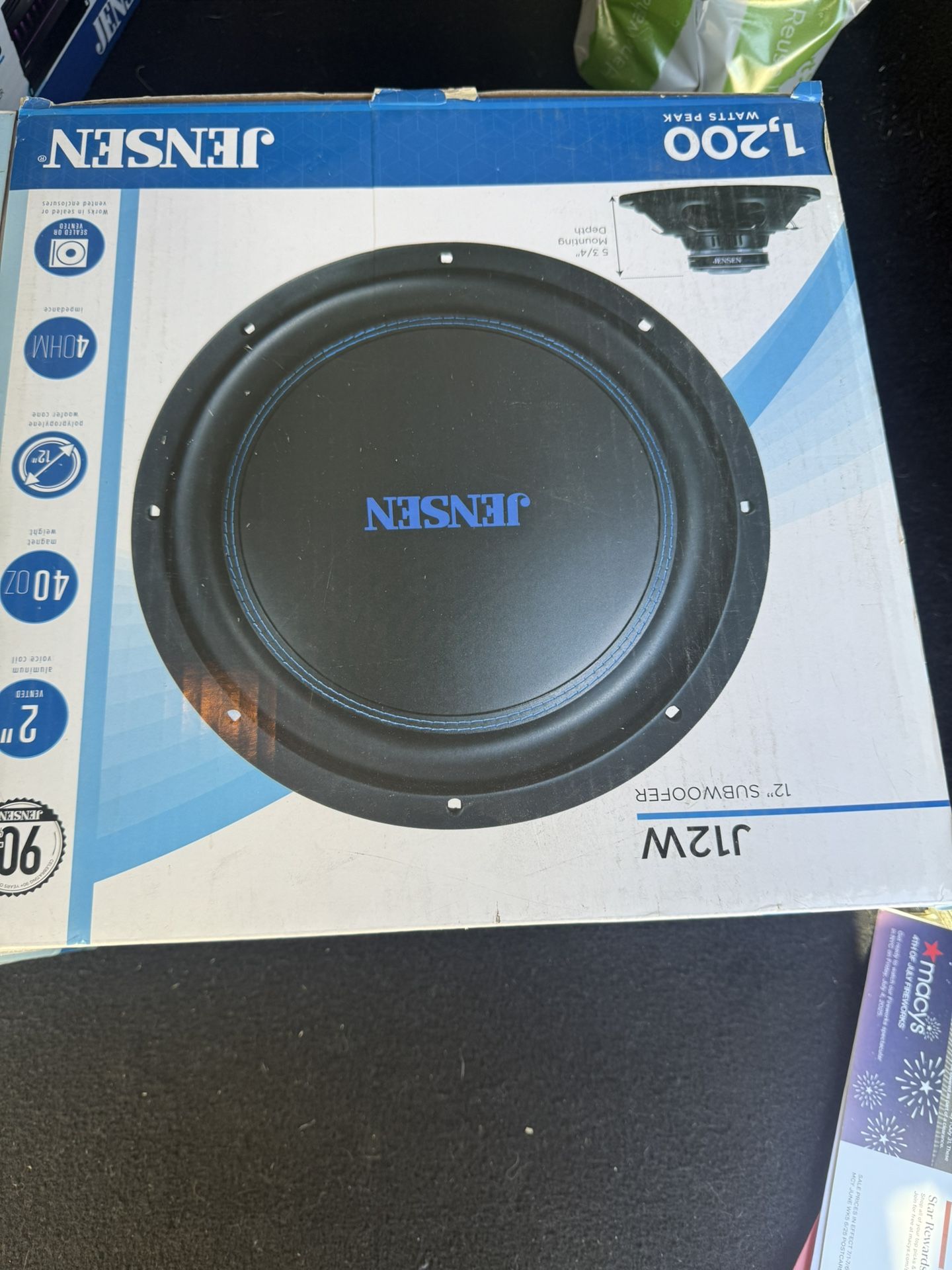 12″ 4-OHM Subwoofers Jensen