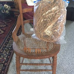 Antique Cane Bottom Chair 