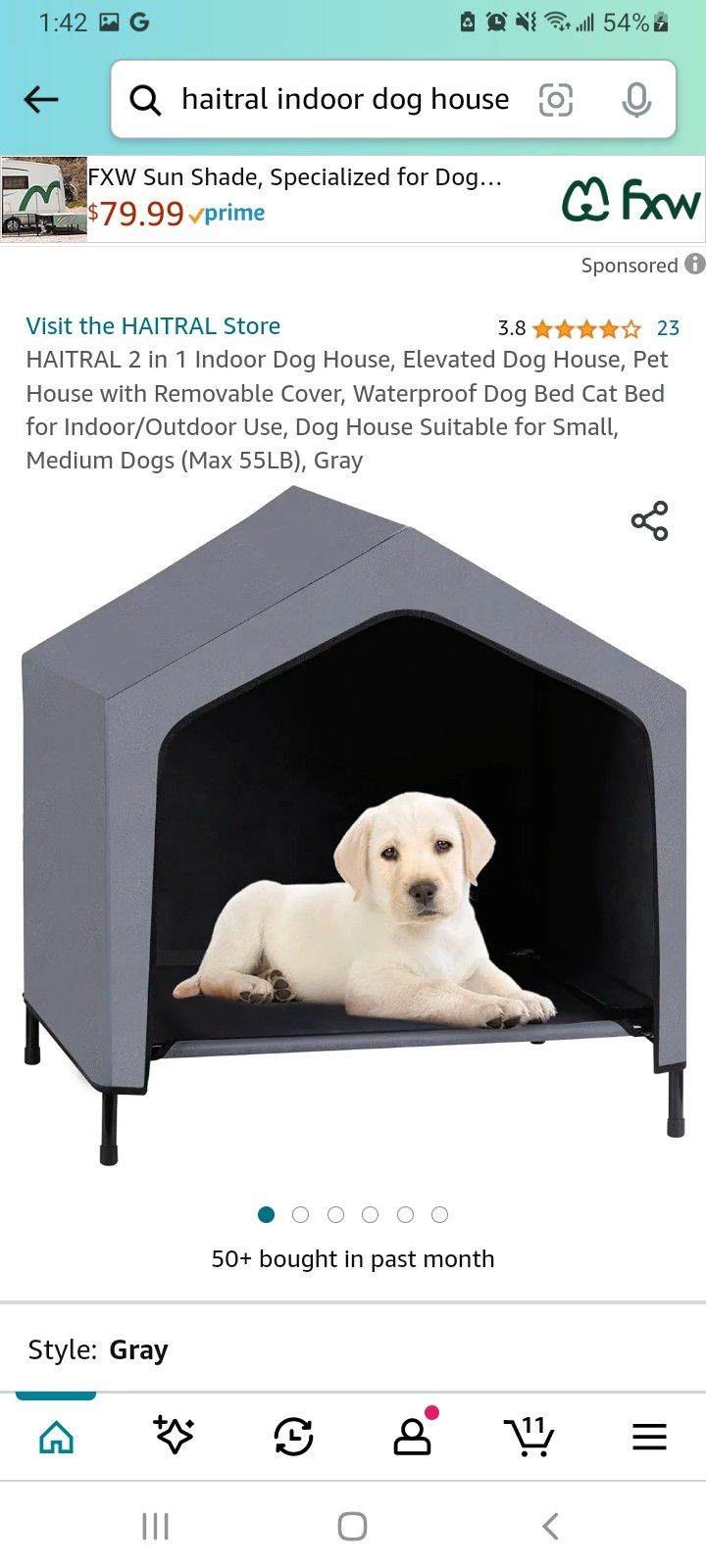 INDOOR/OUTDOOR DOG HOUSE $30