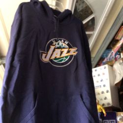 Adidas Utah Jazz Sweatshirt Hoodie Size Adult XL