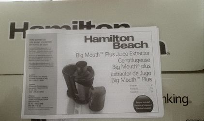 Hamilton Beach Juicer
