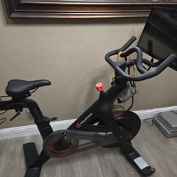Peleton Bike With Cover