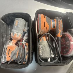 Combo Ridgid 2 Sanders