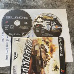 Ps2 With All Cables And Controller, About 3 Games.