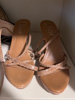 Dior Braided Strap Heals