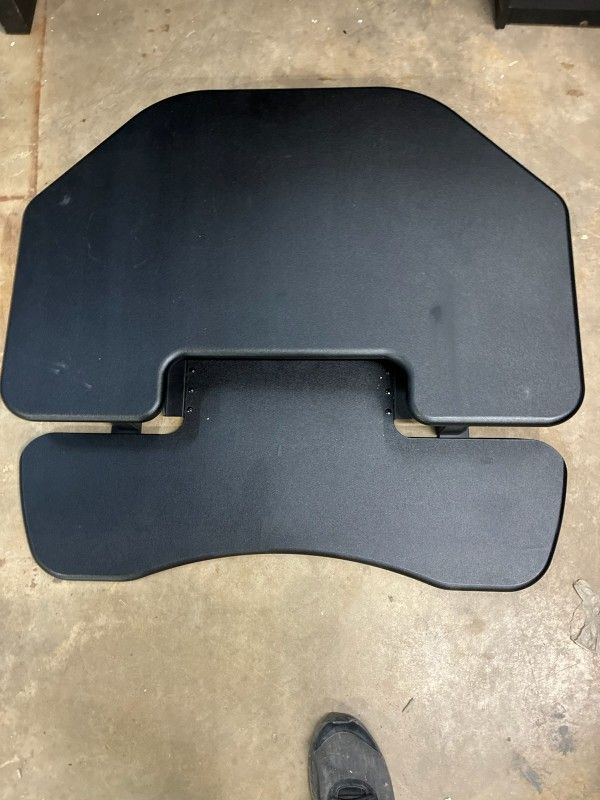 Varidesk Cube Corner Desk Riser Stand 