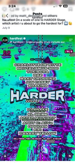 Hardsummer vip Sunday