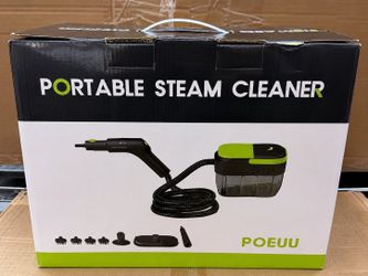 Portable Steam Cleaner w/ Hose & Accessories – New