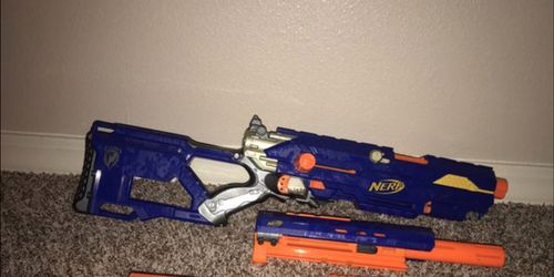 Nerf Longstrike CS-6 [Sniper rifle], Hobbies & Toys, Toys & Games