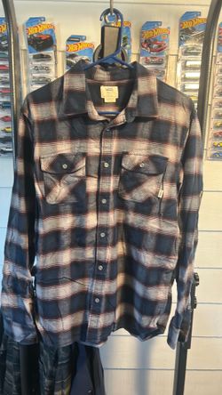 Vans long sleeve flannel