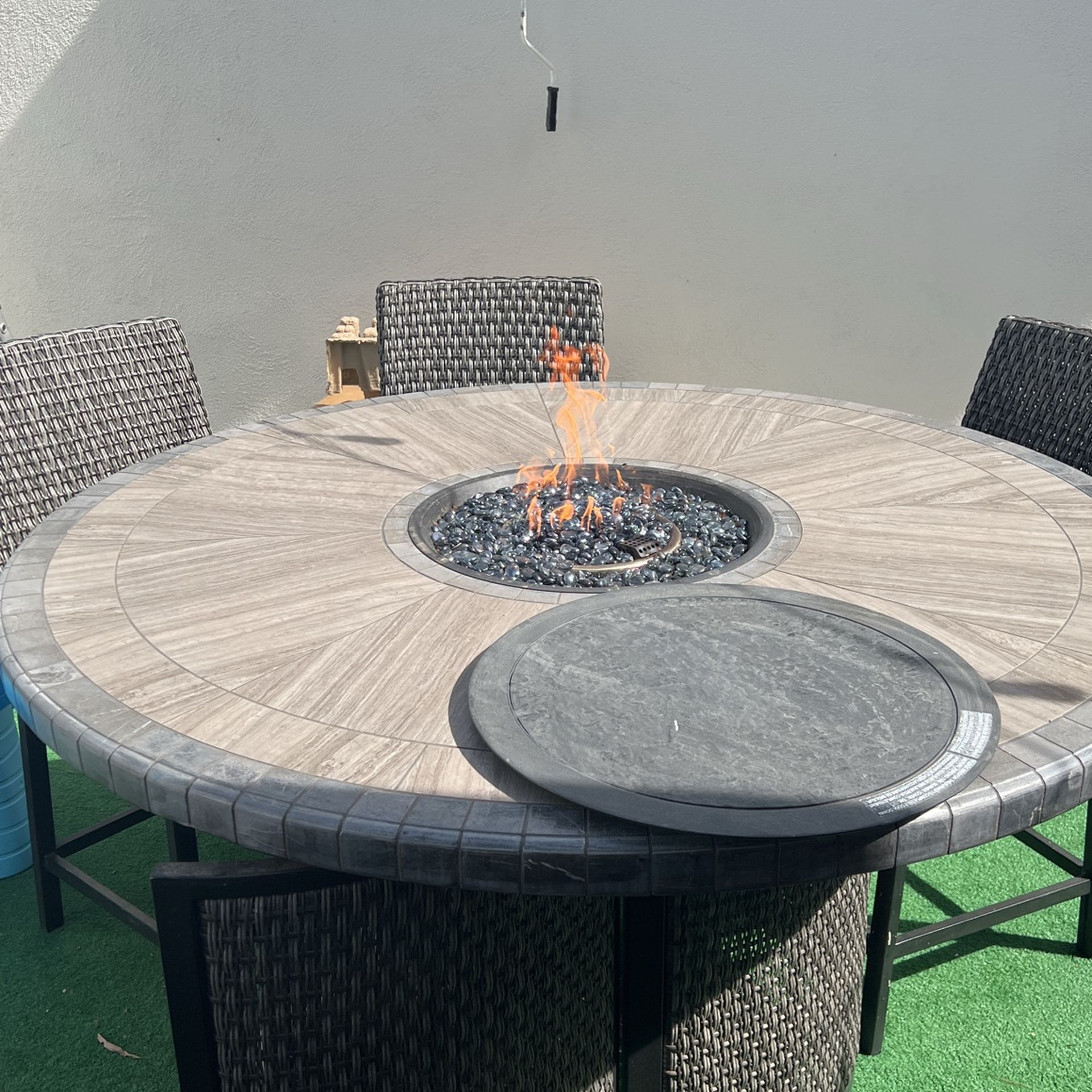 Patio Table With Fire Pit