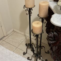 Iron Candle Holders 