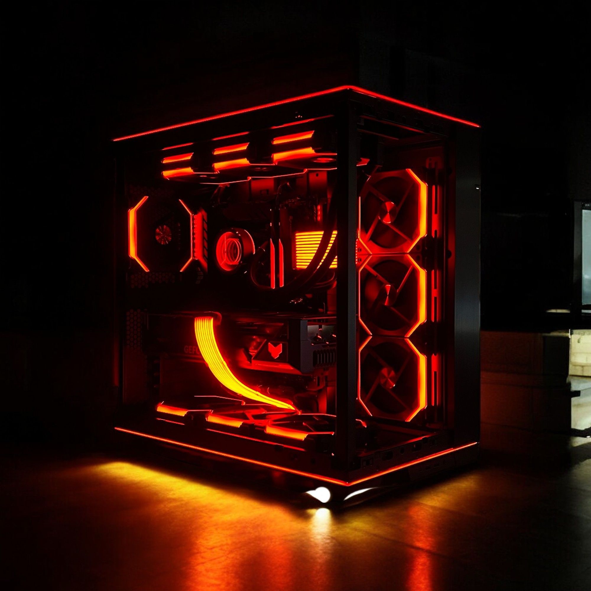 🦊 FOX 62 🦊 TOP OF THE LINE GAMING | PROFESSIONAL |PC | COMPUTER | RIG | DESKTOP | AMD RYZEN 9-9900X | NVIDIA RTX 5090 | 64 GB DDR5 RAM | 2TB SSD.