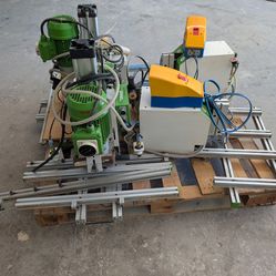 Grass hinge boring machines and Zargen drawer press