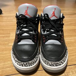 Air Jordan 3 Black Cement 2018 Size 12