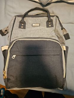 New GAIVP Backpack Diaper Bag Gray