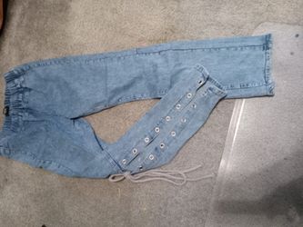 Xl Tie Up In Back With Studs Brand New